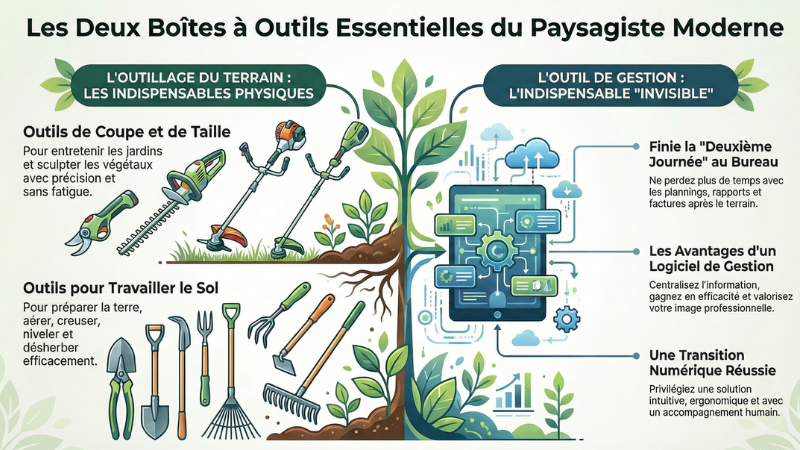 Infographies outil paysagiste